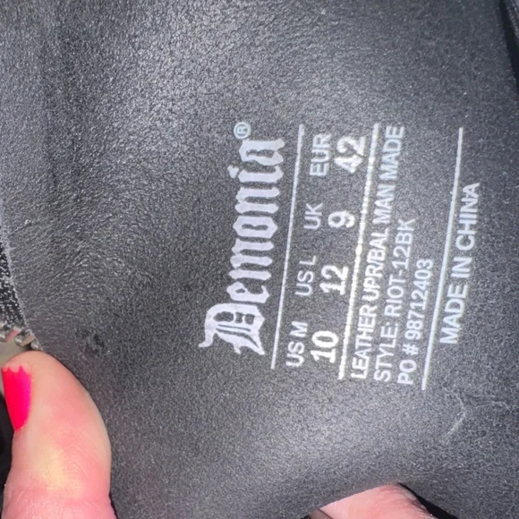 Demonia Riot 12BK - Picture 8 of 9